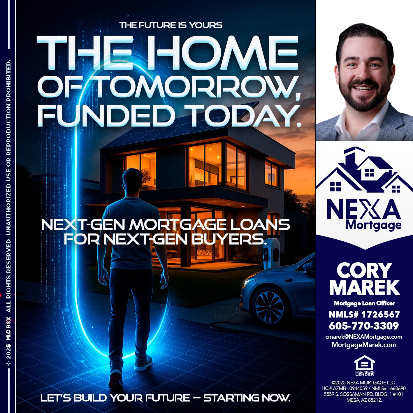 THE HOME - Cory Marek -Mortgage Loan Officer