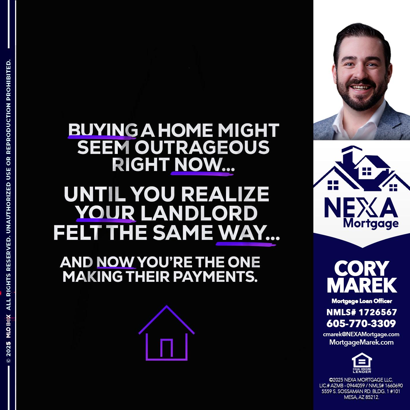 BUYING A HOME - Cory Marek -Mortgage Loan Officer