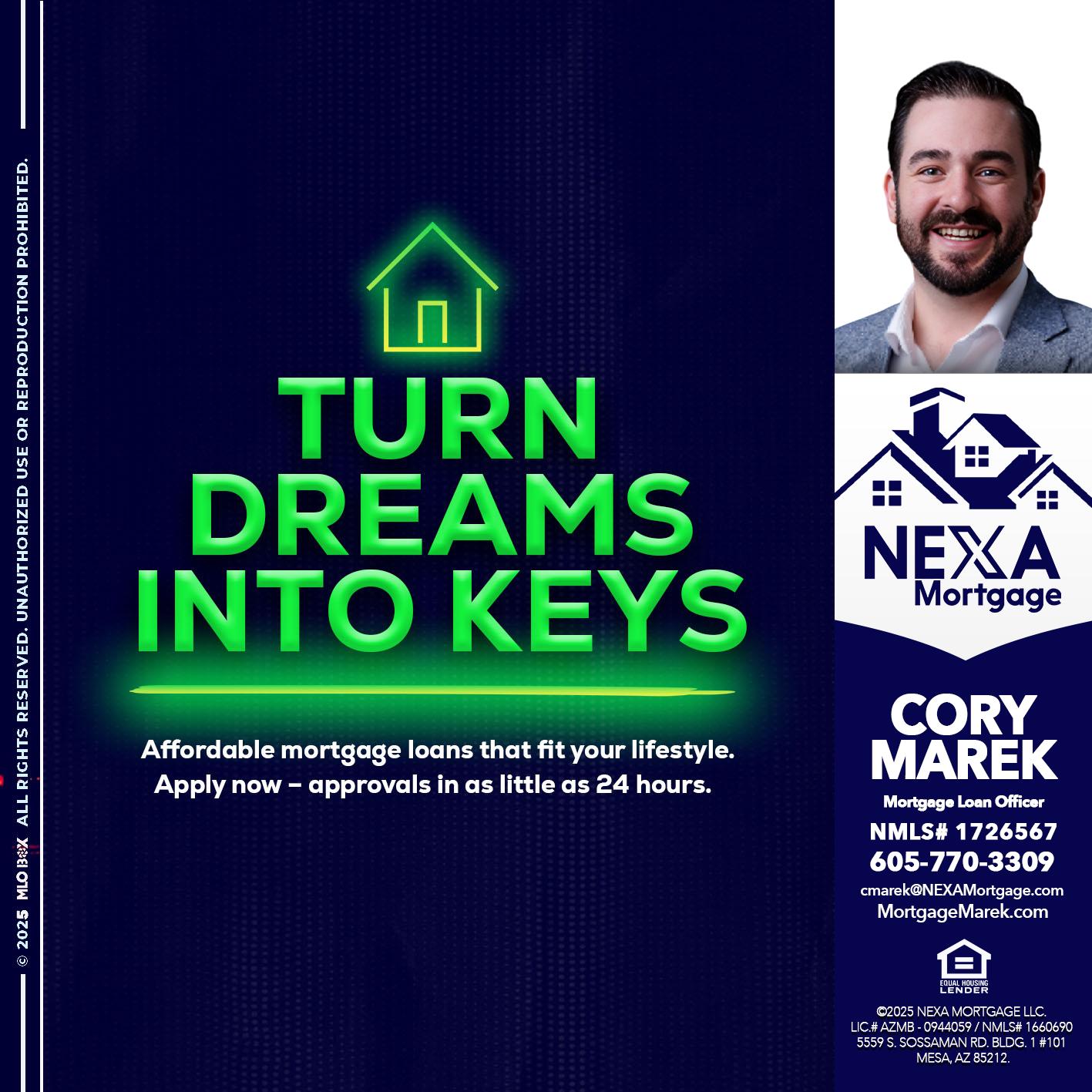 turn dreams - Cory Marek -Mortgage Loan Officer