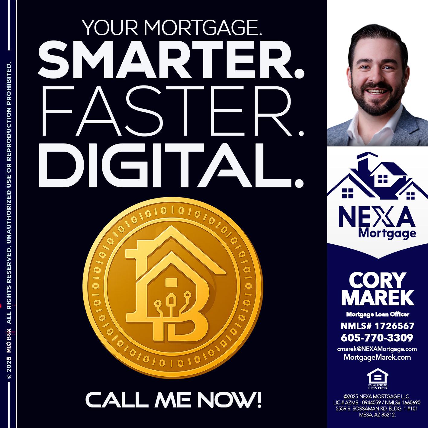 YOUR MORTGAGE - Cory Marek -Mortgage Loan Officer