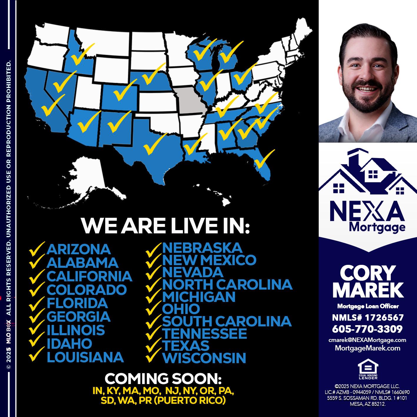 New Mexico live - Cory Marek -Mortgage Loan Officer