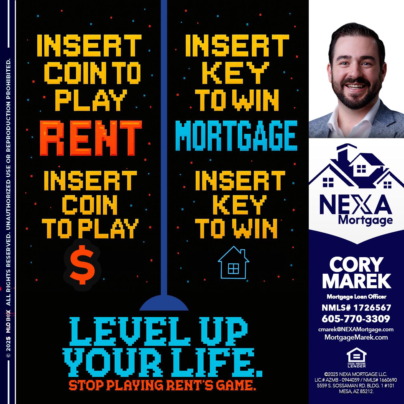 INSERT COIN - Cory Marek -Mortgage Loan Officer
