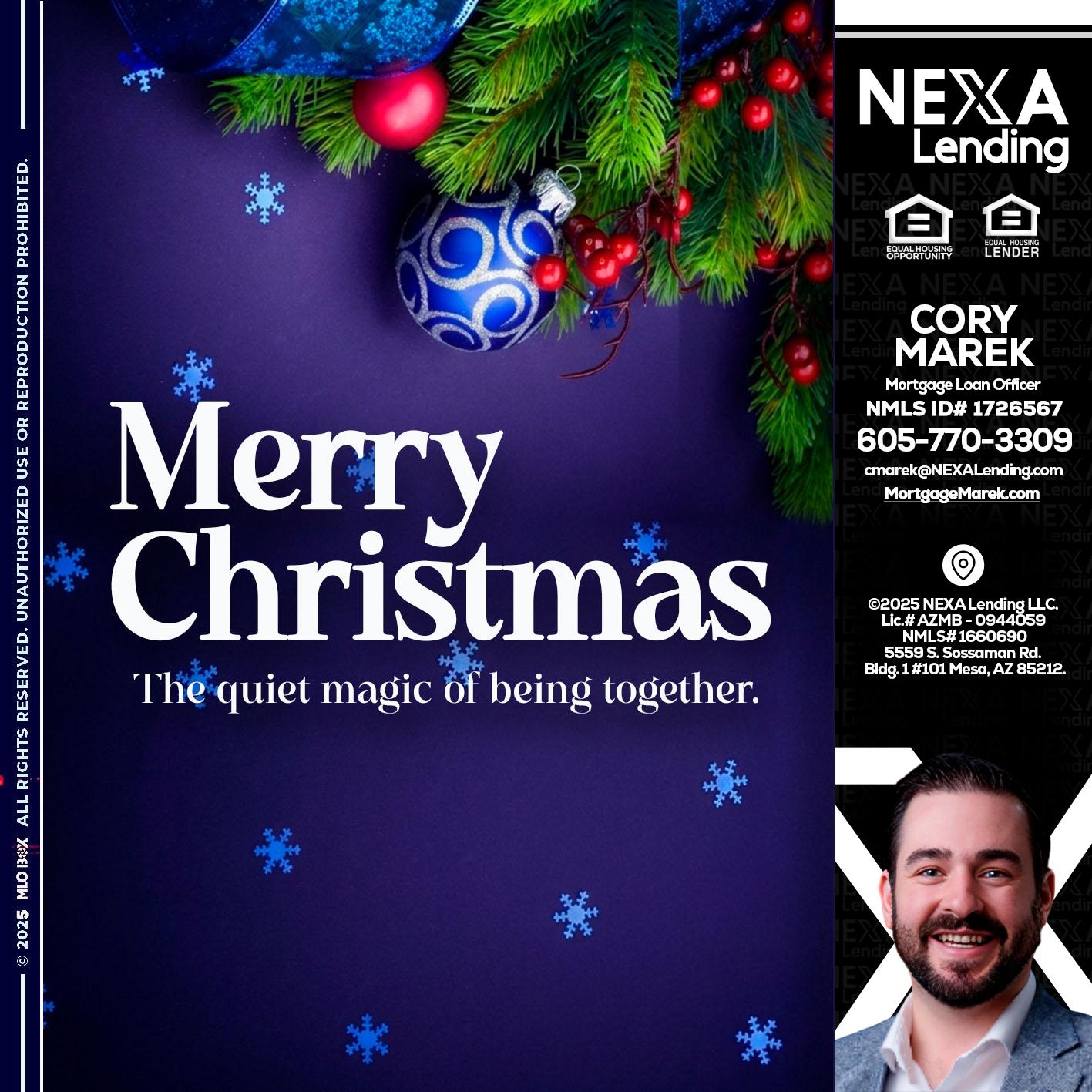 merry christmas - Cory Marek -Mortgage Loan Officer