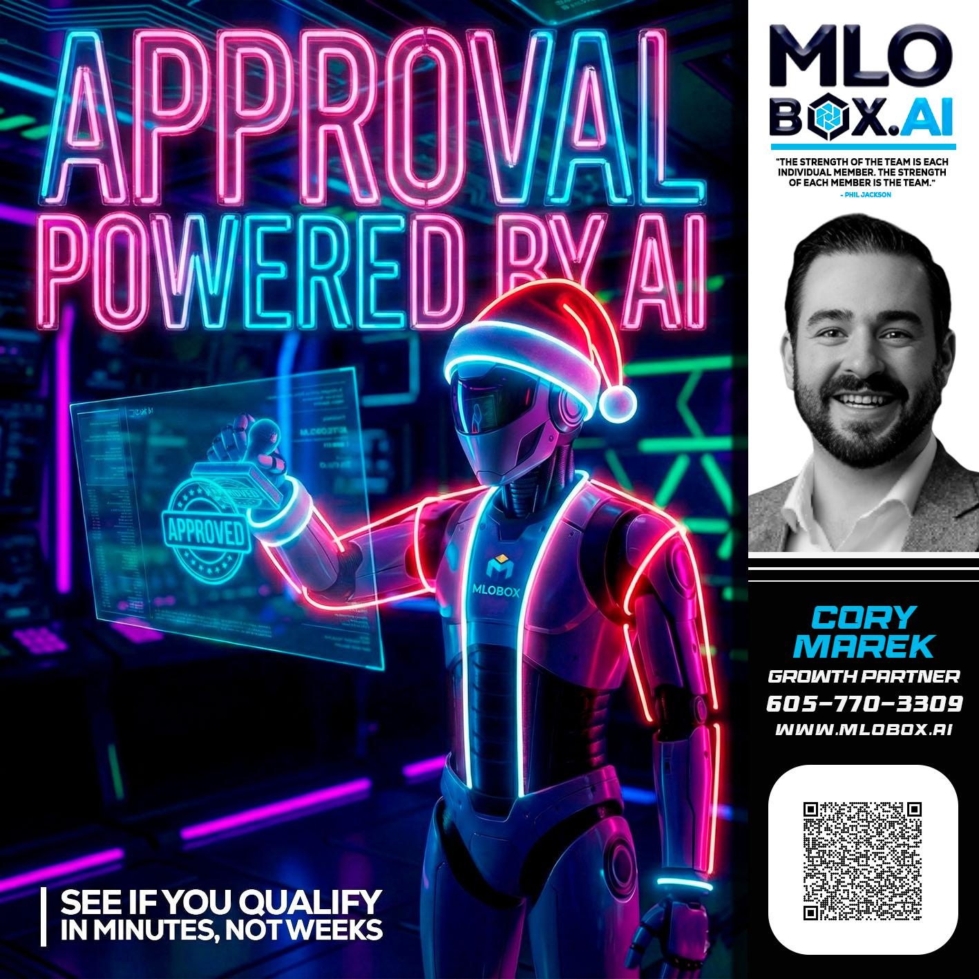 APPROVAL BY AI - Cory Marek -Mortgage Loan Officer