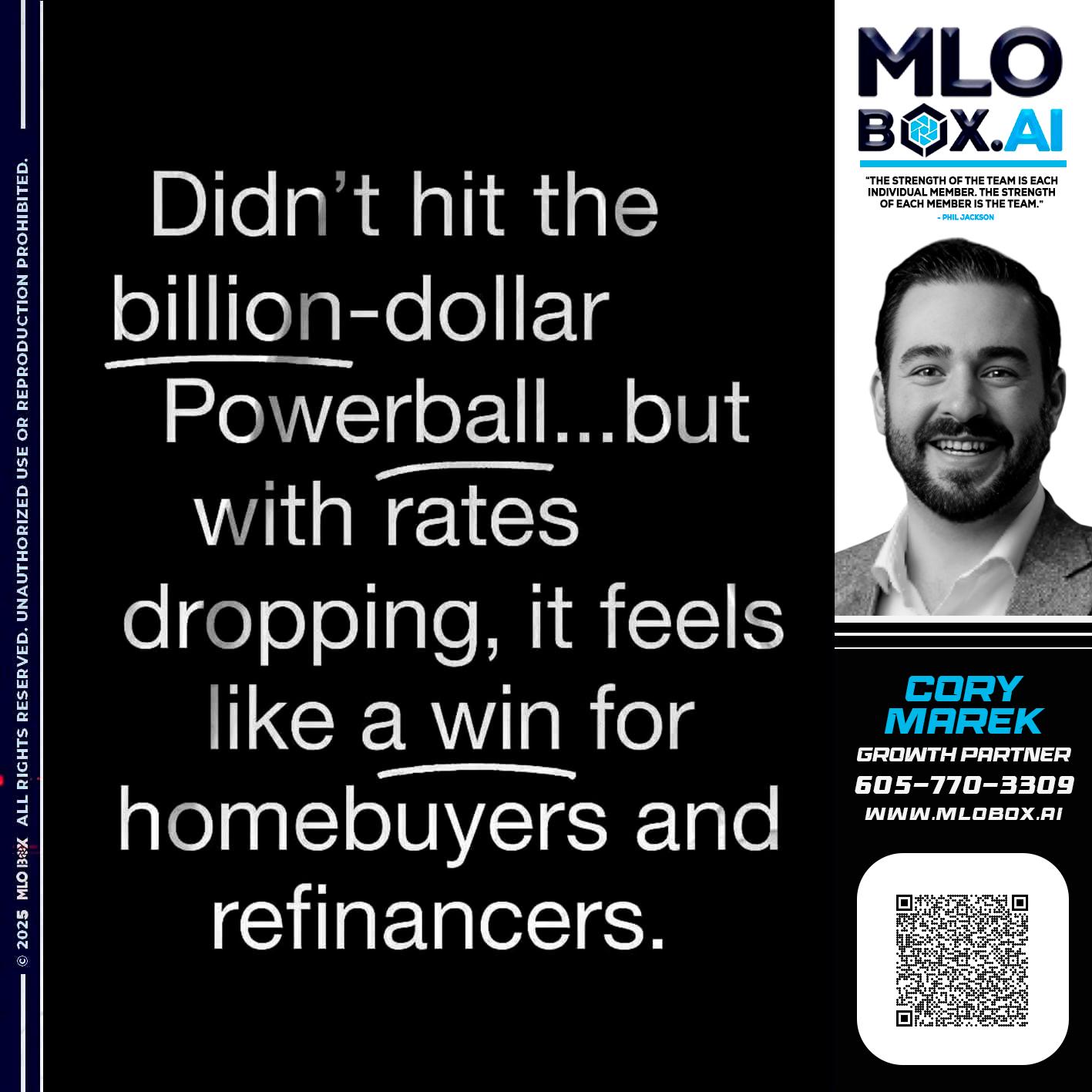 DIDNT HIT - Cory Marek -Mortgage Loan Officer