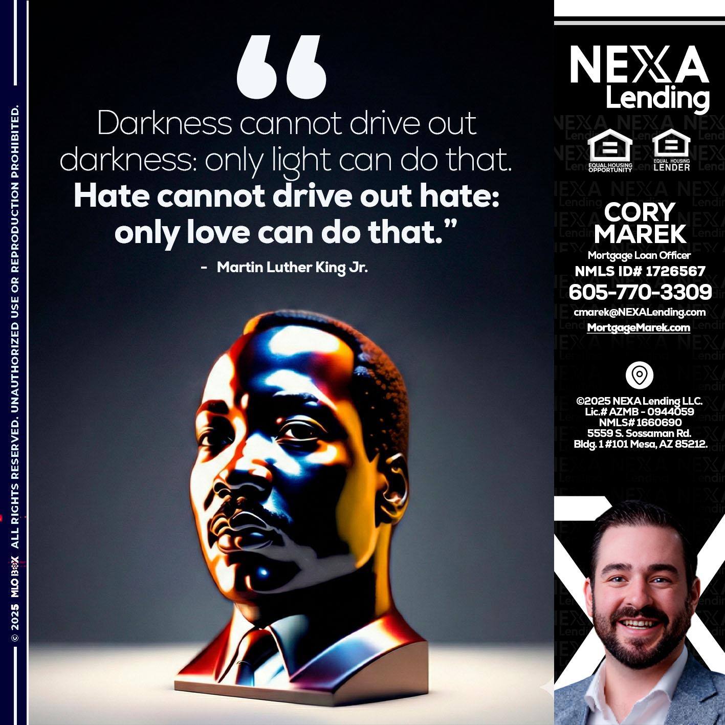 MLK 2026 - Cory Marek -Mortgage Loan Officer