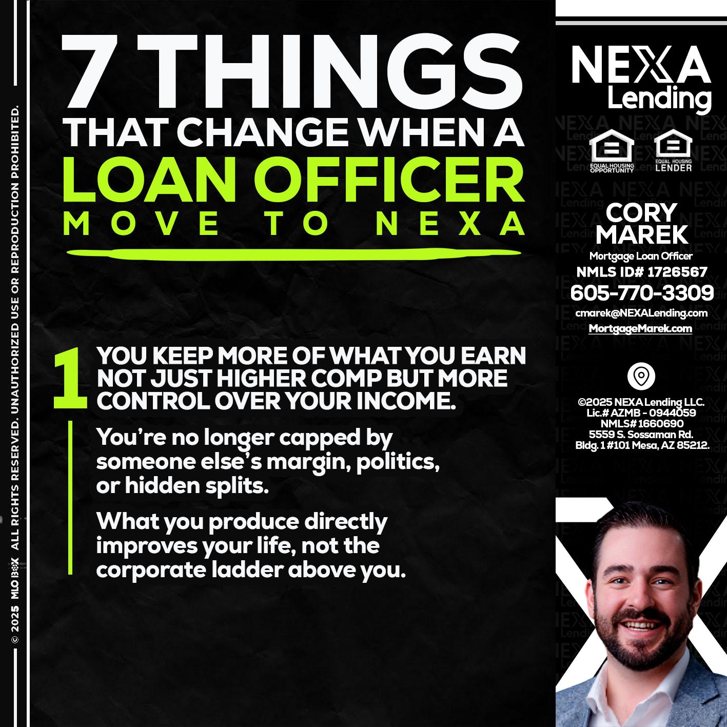 7 THINGS (1) - Cory Marek -Mortgage Loan Officer