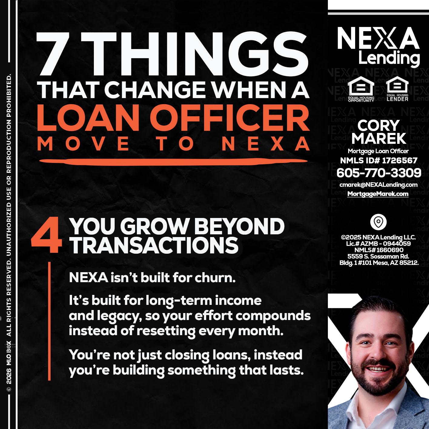 7 THINGS (4) - Cory Marek -Mortgage Loan Officer