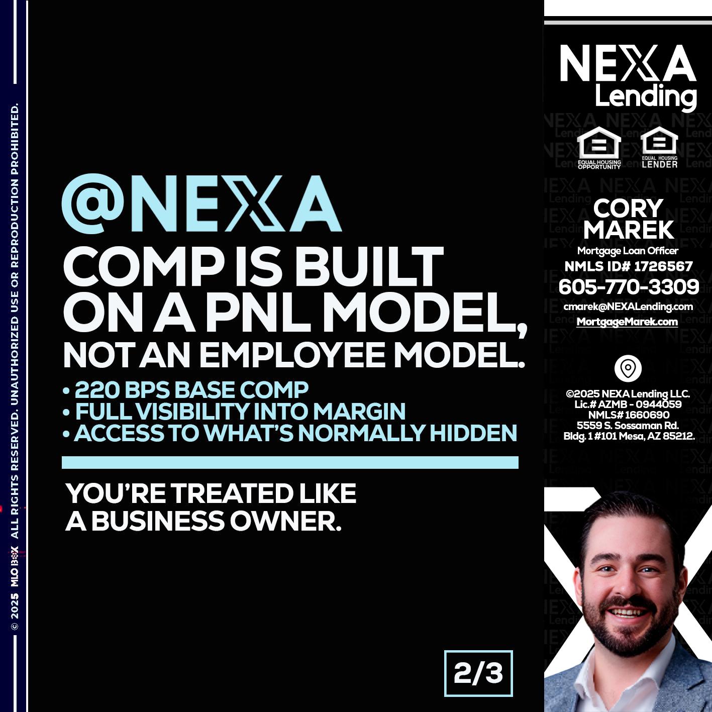 2 OF 3 - Cory Marek -Mortgage Loan Officer