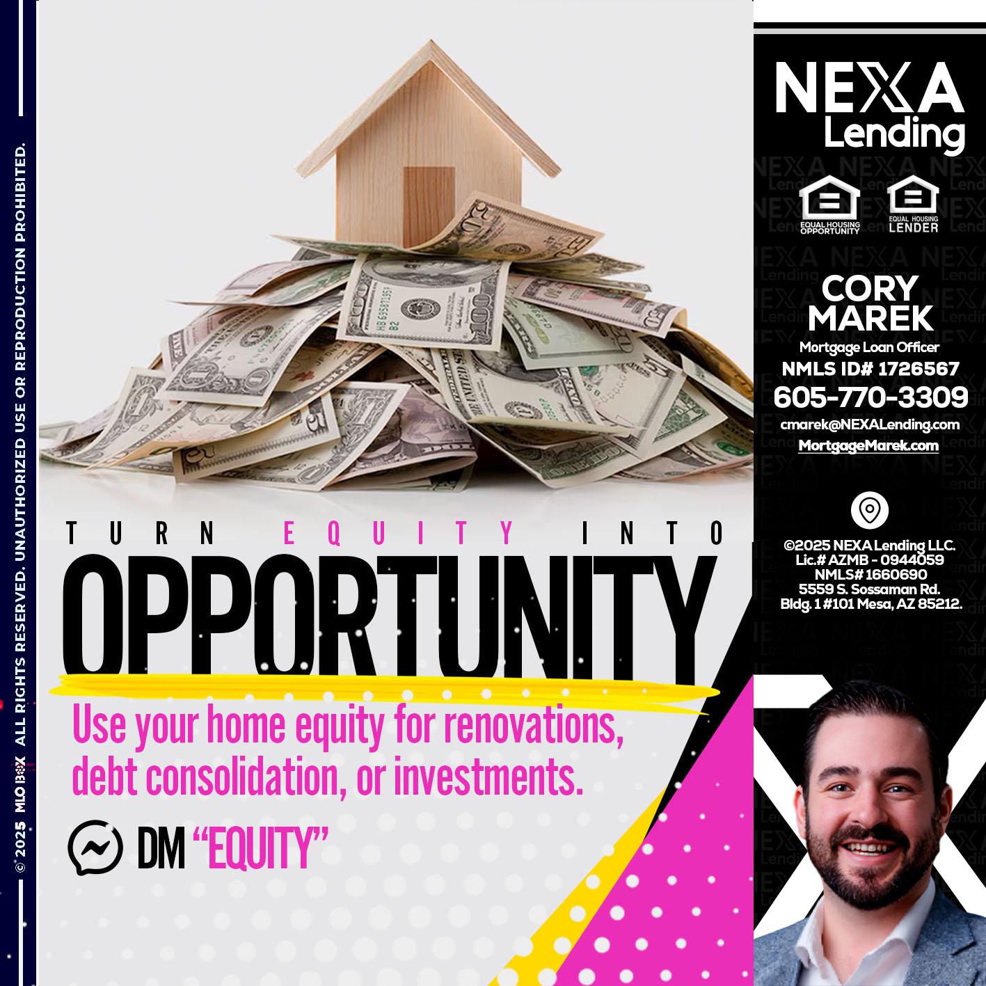 opportunity - Cory Marek -Mortgage Loan Officer