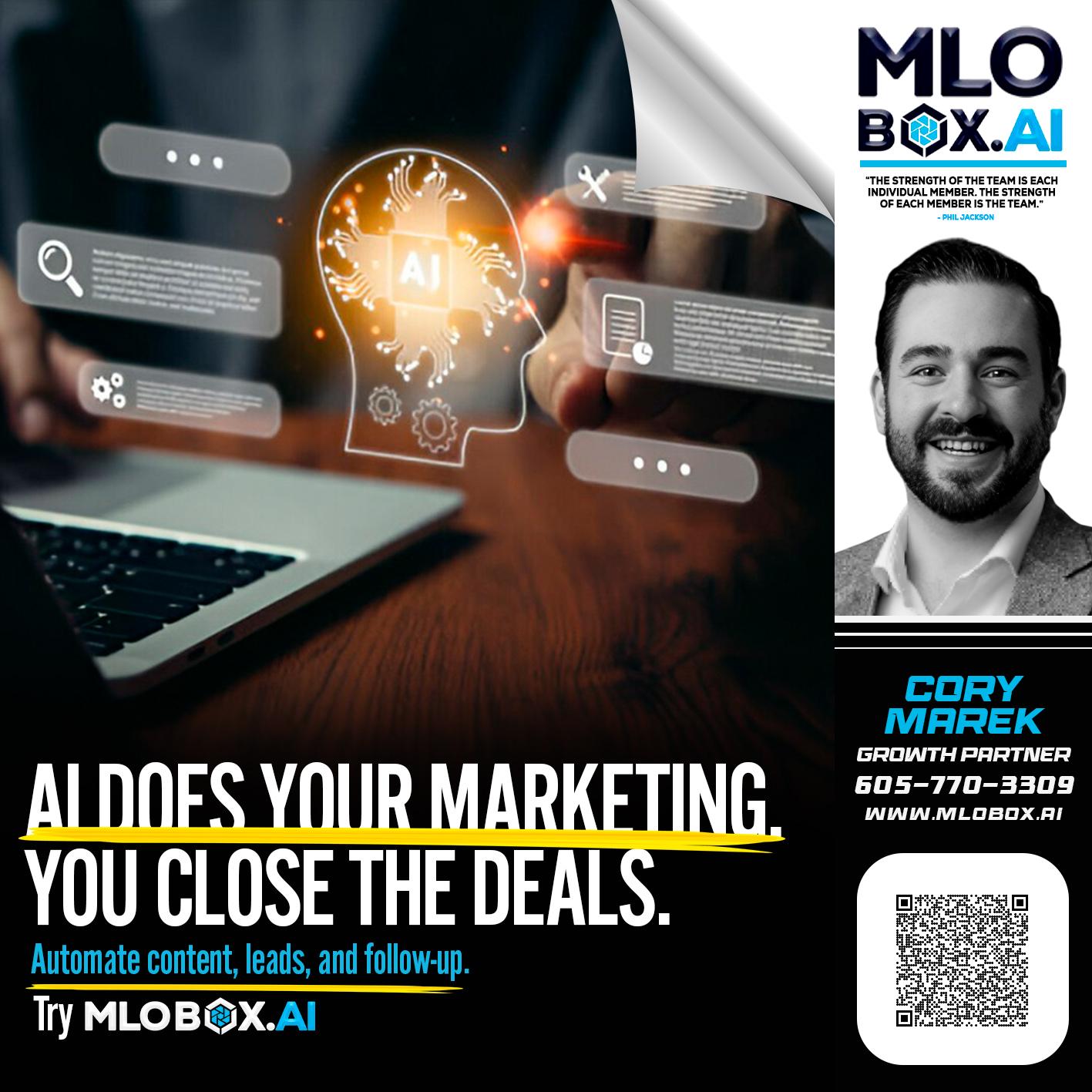 AI DOES - Cory Marek -Mortgage Loan Officer