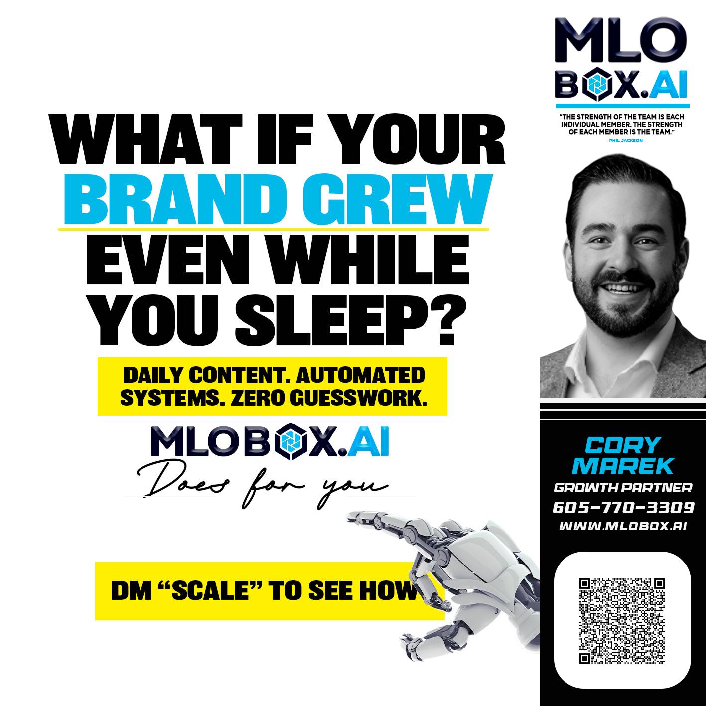 WHAT IF YOUR BRAND GREW - Cory Marek -Mortgage Loan Officer