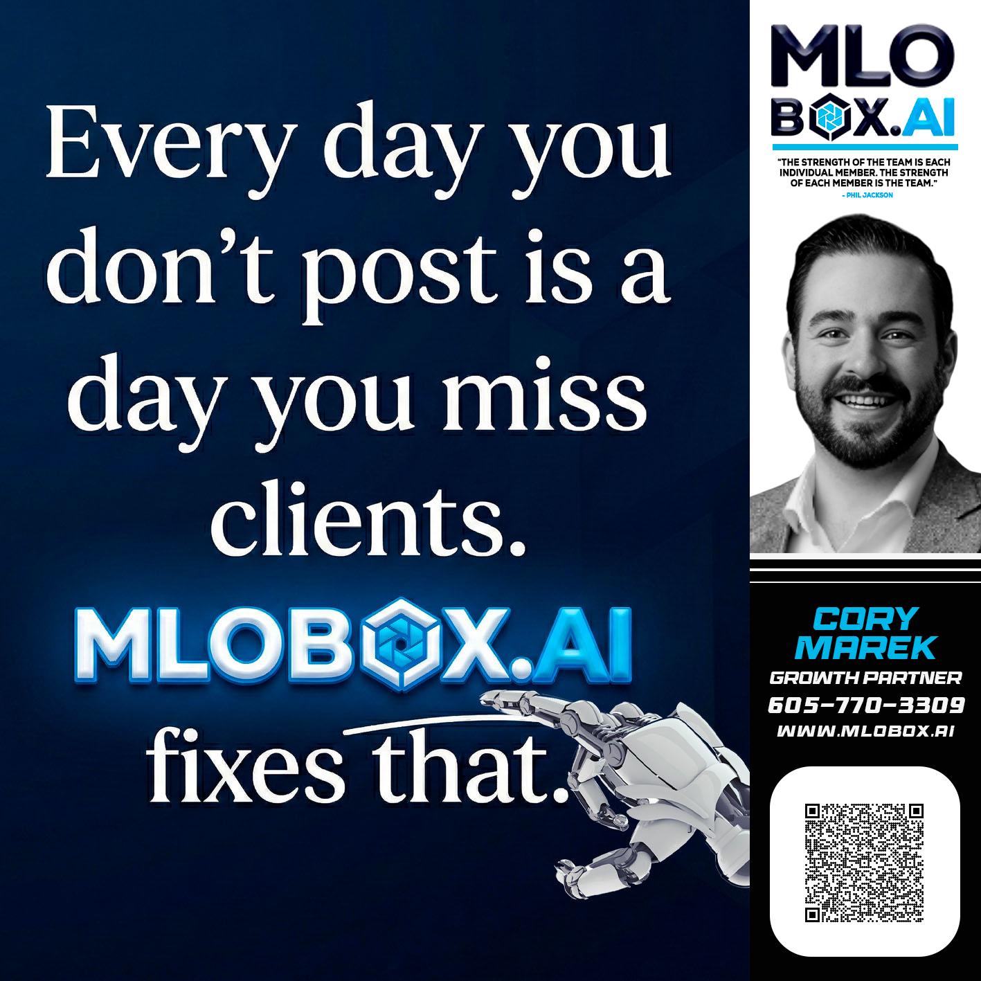 everyday - Cory Marek -Mortgage Loan Officer