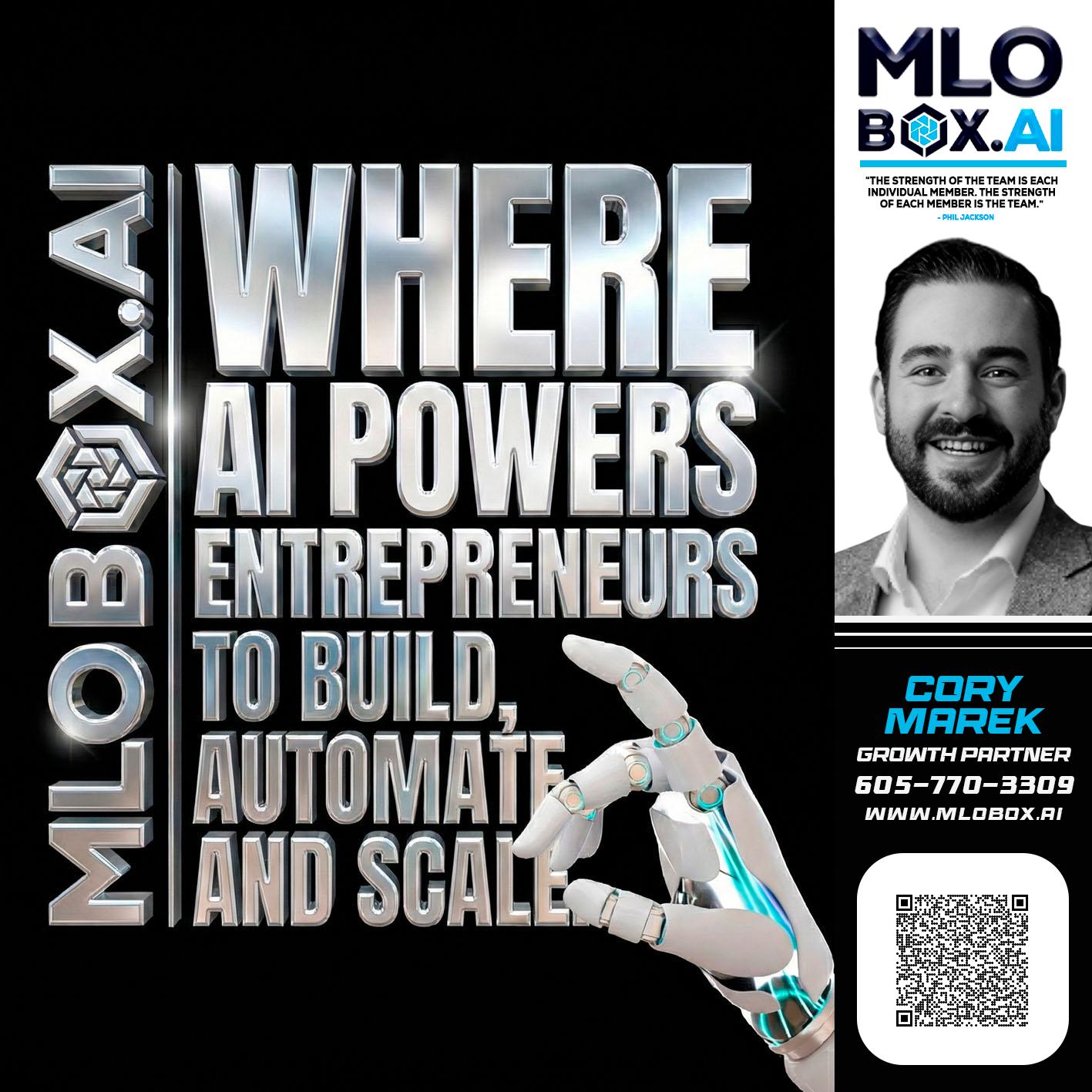 WHERE AI POWERS - Cory Marek -Mortgage Loan Officer