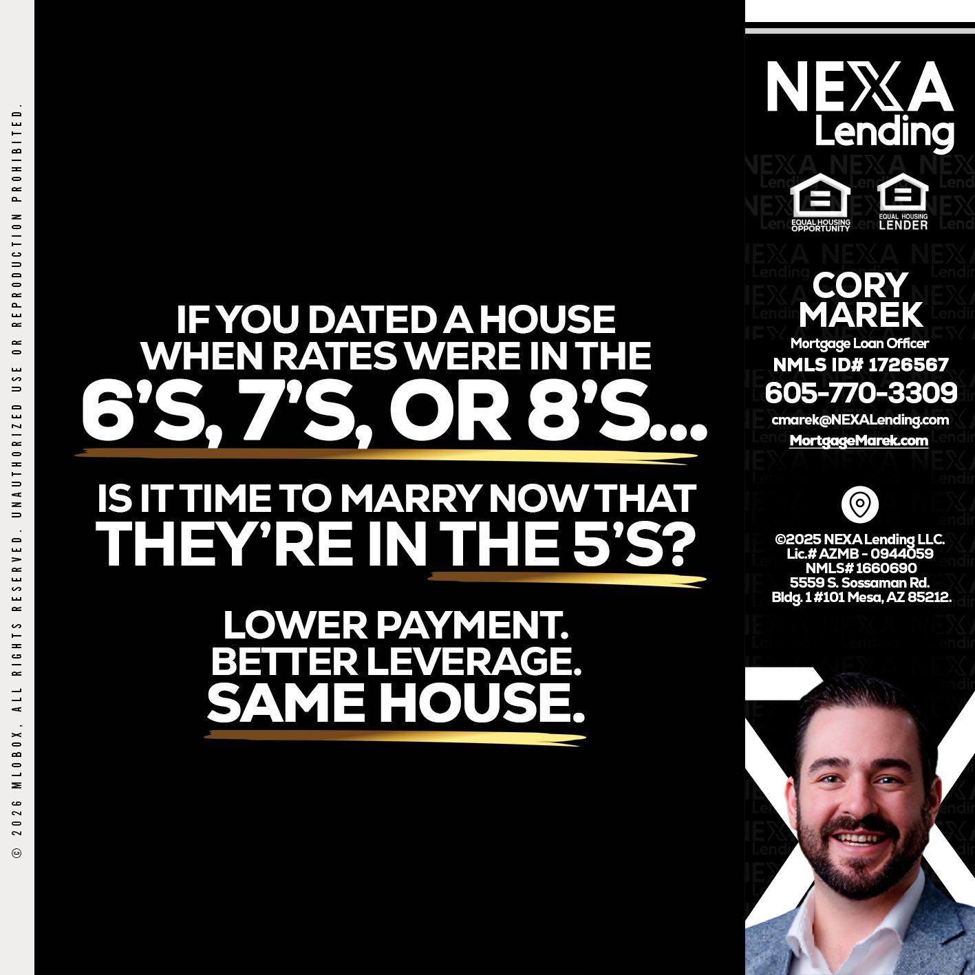 if you dated a house - Cory Marek -Mortgage Loan Officer