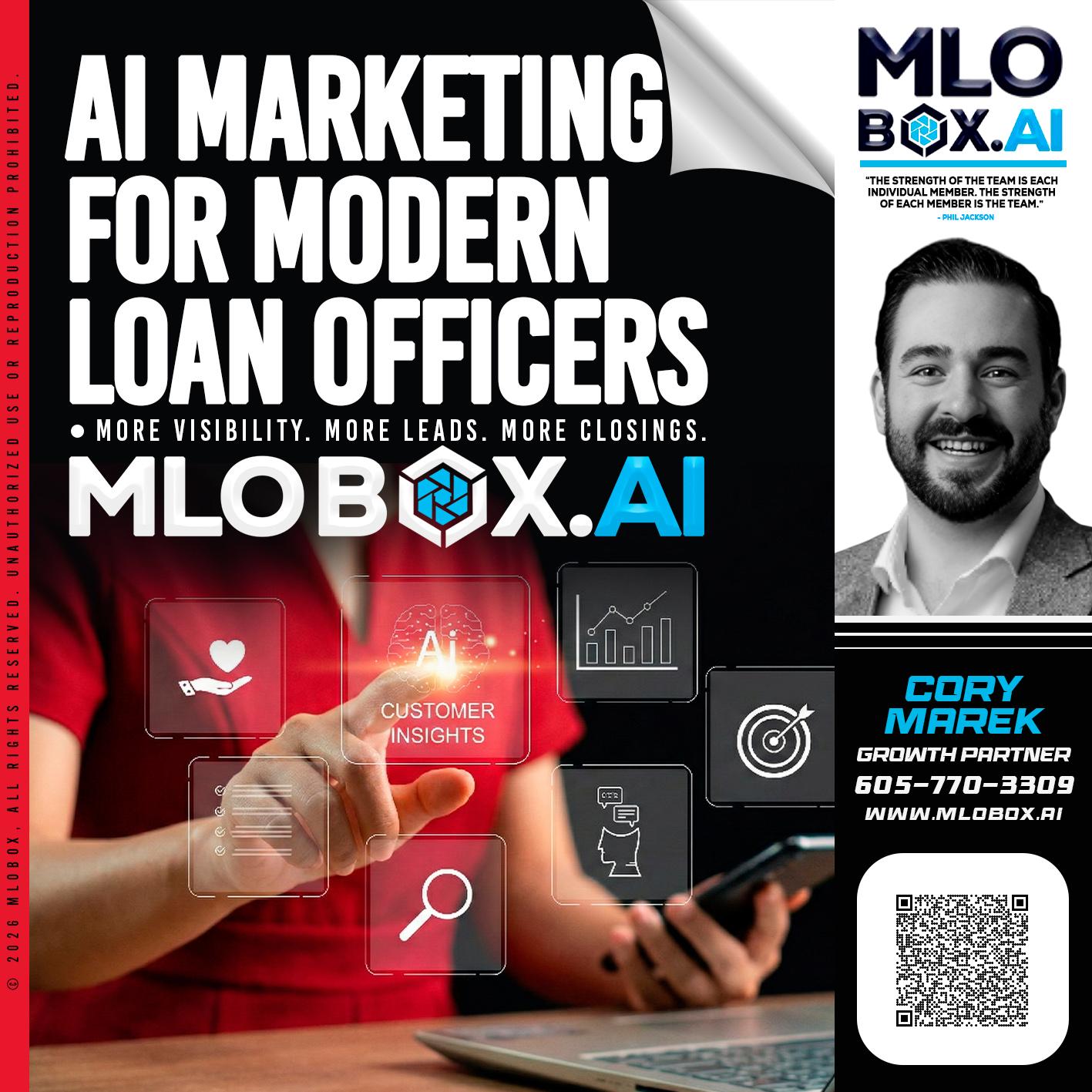 AI MARKETING - Cory Marek -Mortgage Loan Officer