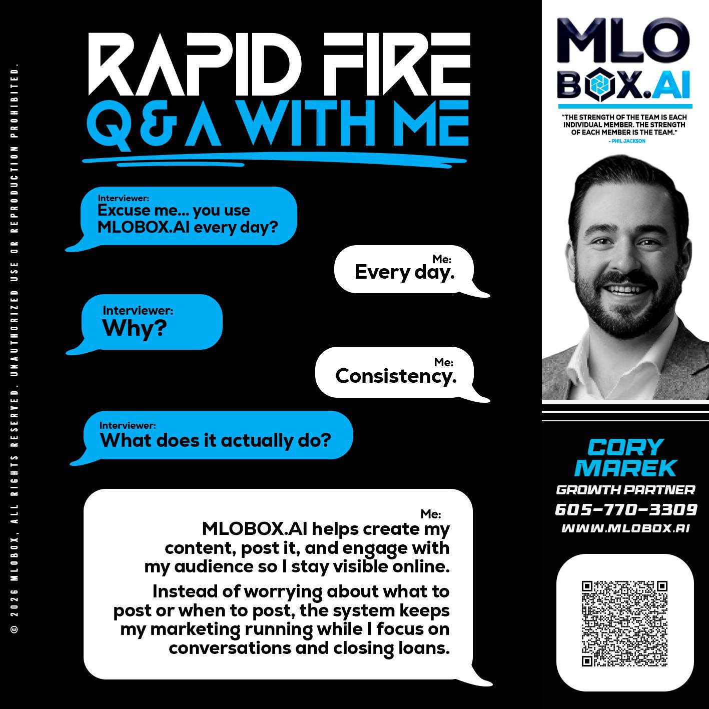 RAPID Q&A - Cory Marek -Mortgage Loan Officer