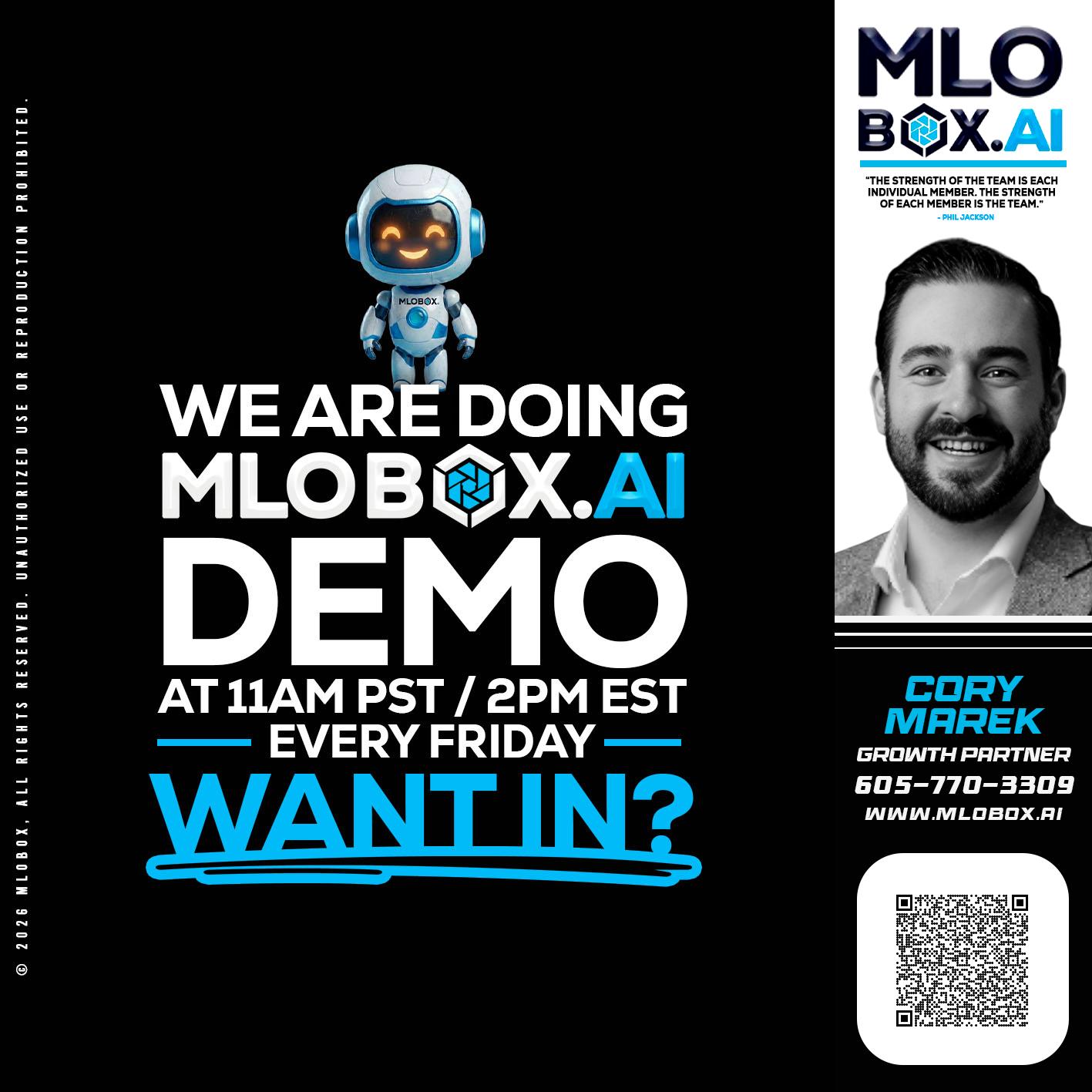 WE ARE DOING - Cory Marek -Mortgage Loan Officer