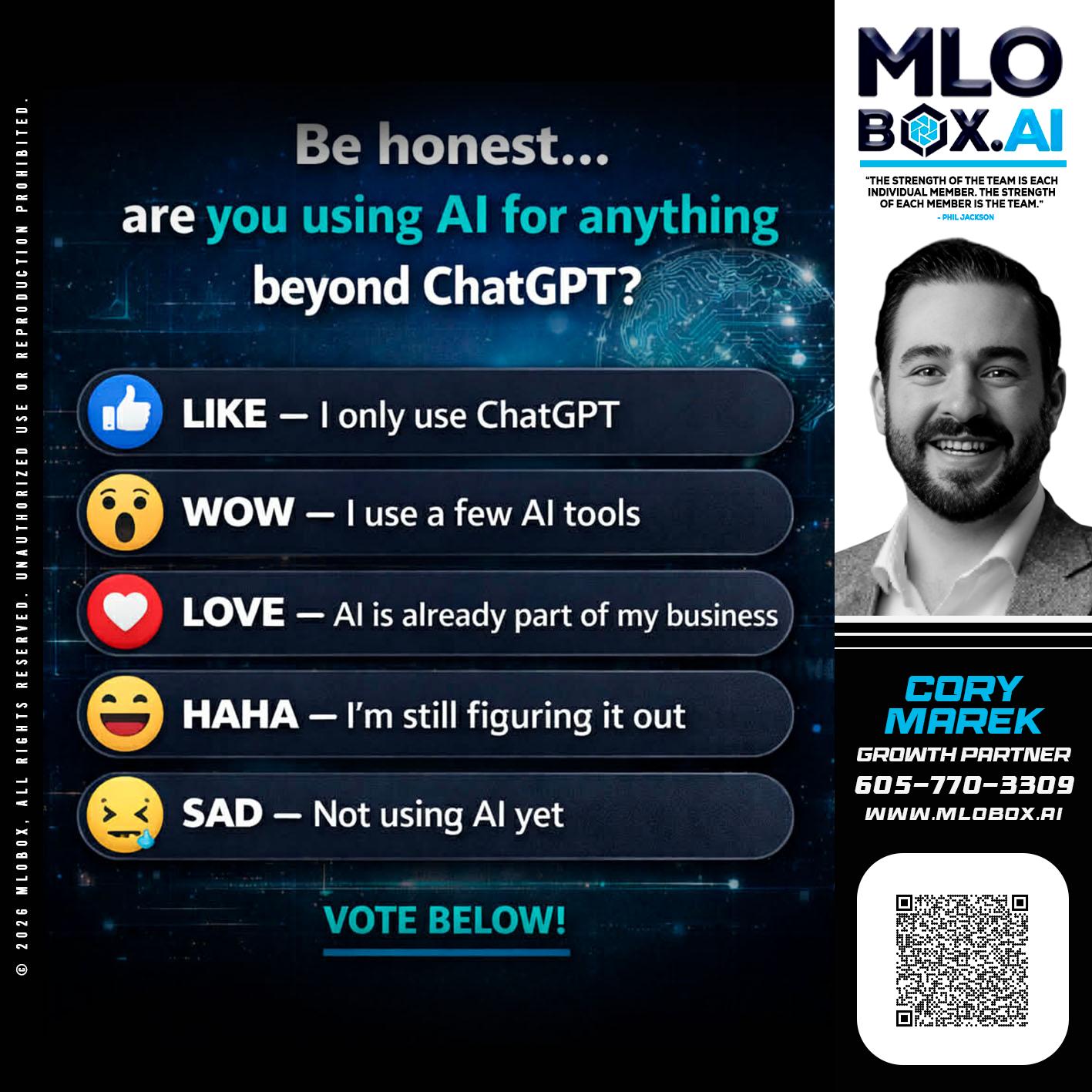 BE HONEST - Cory Marek -Mortgage Loan Officer