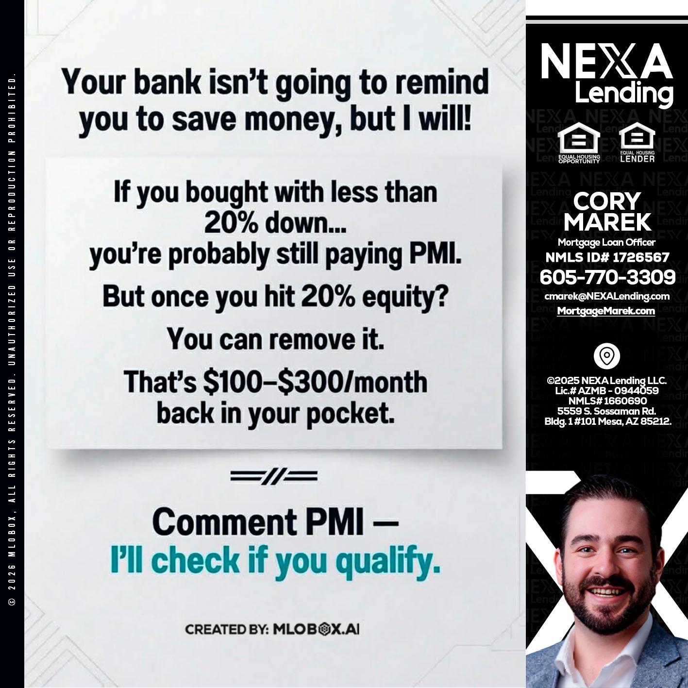 YOUR BANK ISNT - Cory Marek -Mortgage Loan Officer