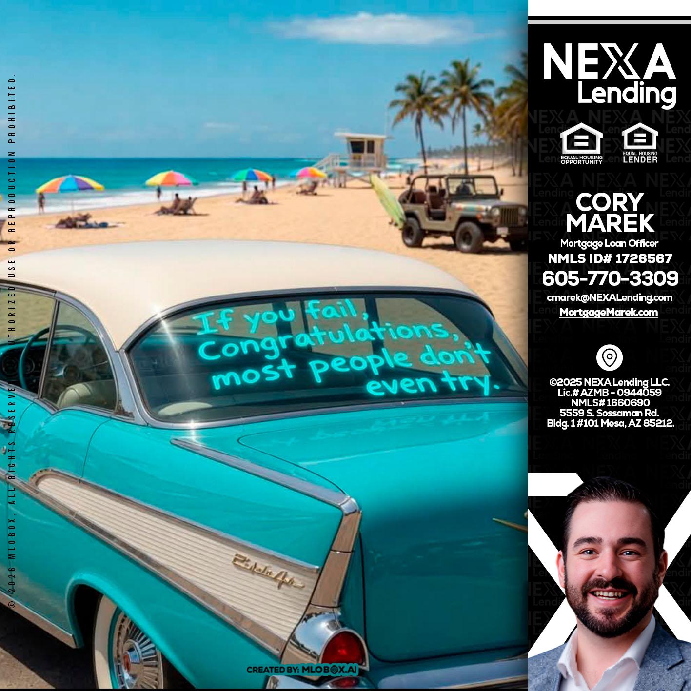 if you - Cory Marek -Mortgage Loan Officer
