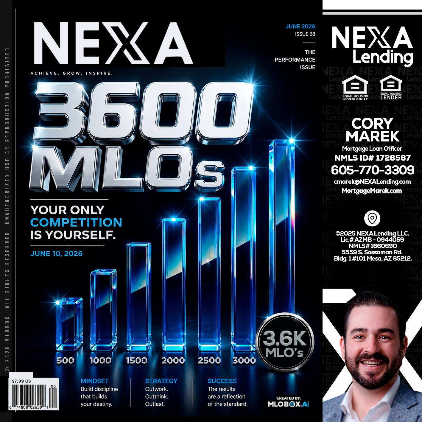 3600 MLOs - Cory Marek -Mortgage Loan Officer