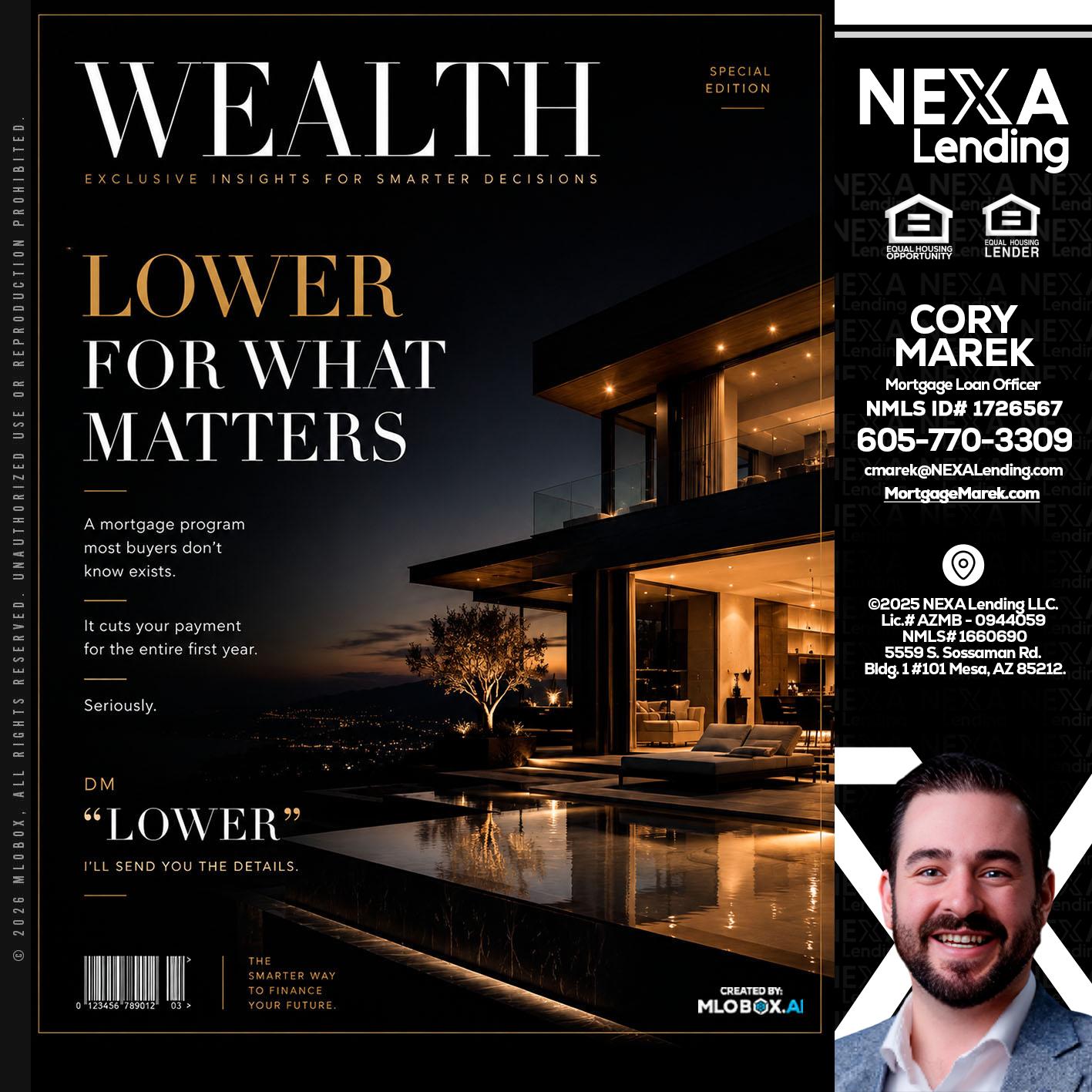 WEALTH - Cory Marek -Mortgage Loan Officer