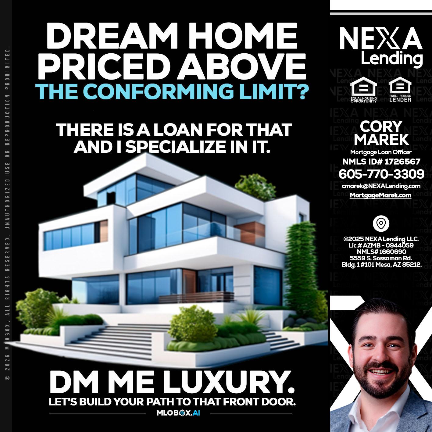 DREAM HOME - Cory Marek -Mortgage Loan Officer