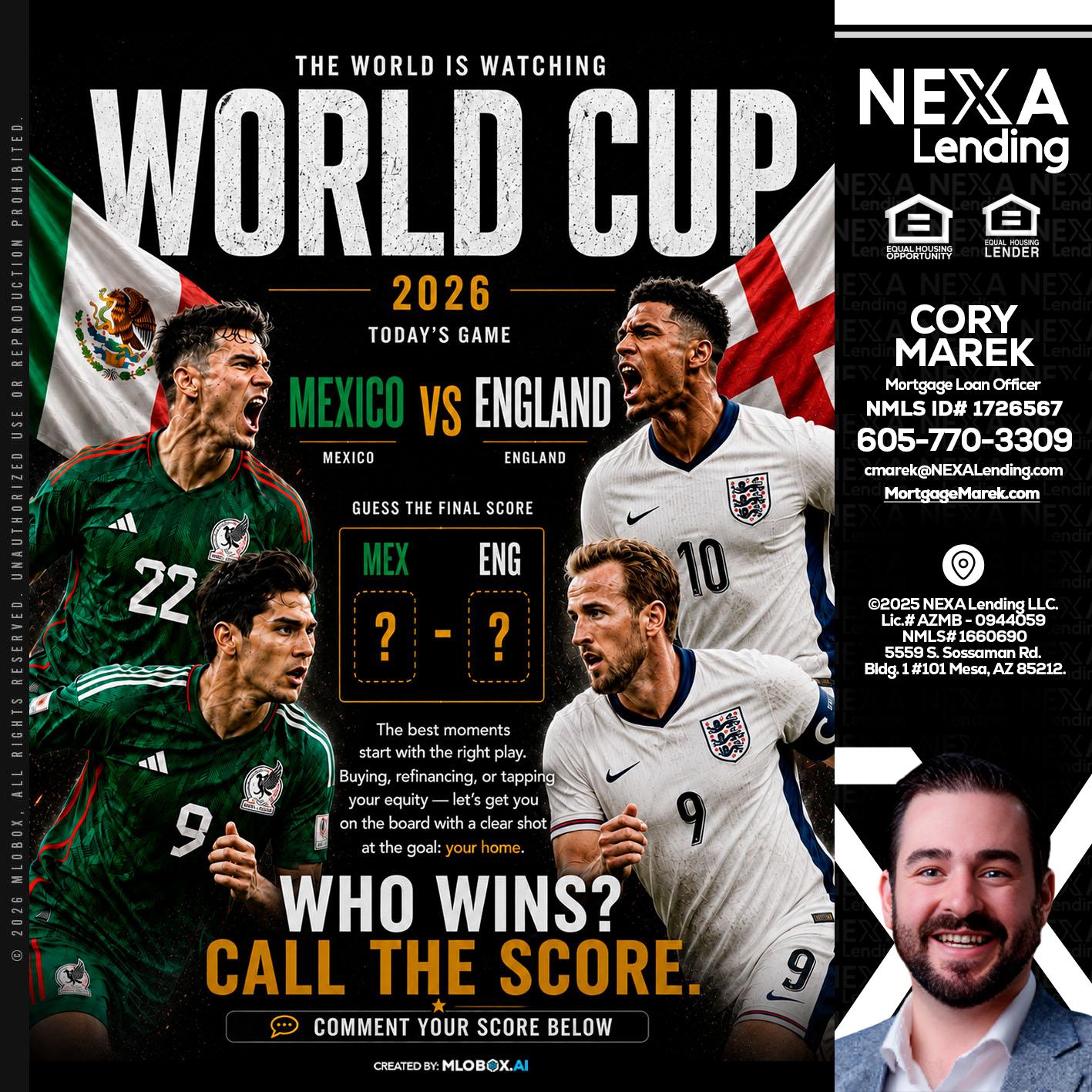 WHO'S WIN - Cory Marek -Mortgage Loan Officer