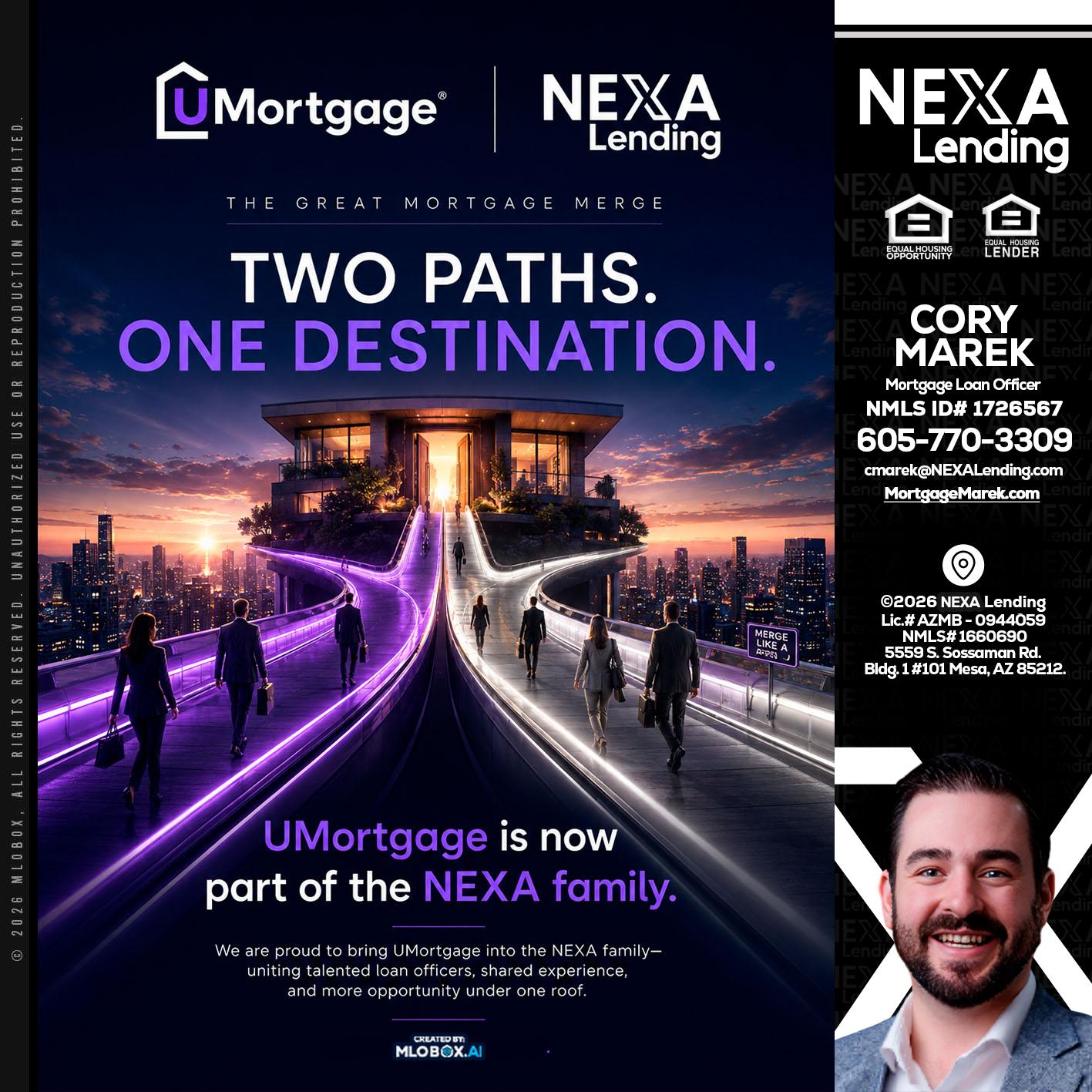 two path - Cory Marek -Mortgage Loan Officer