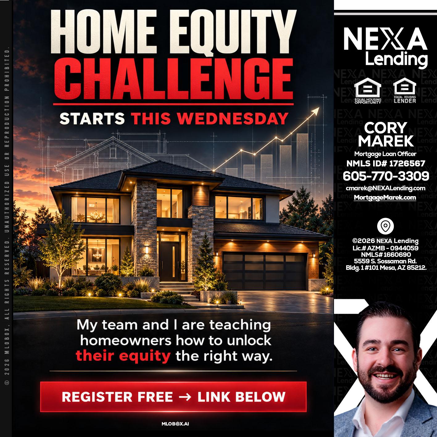 HOME EQUITY - Cory Marek -Mortgage Loan Officer