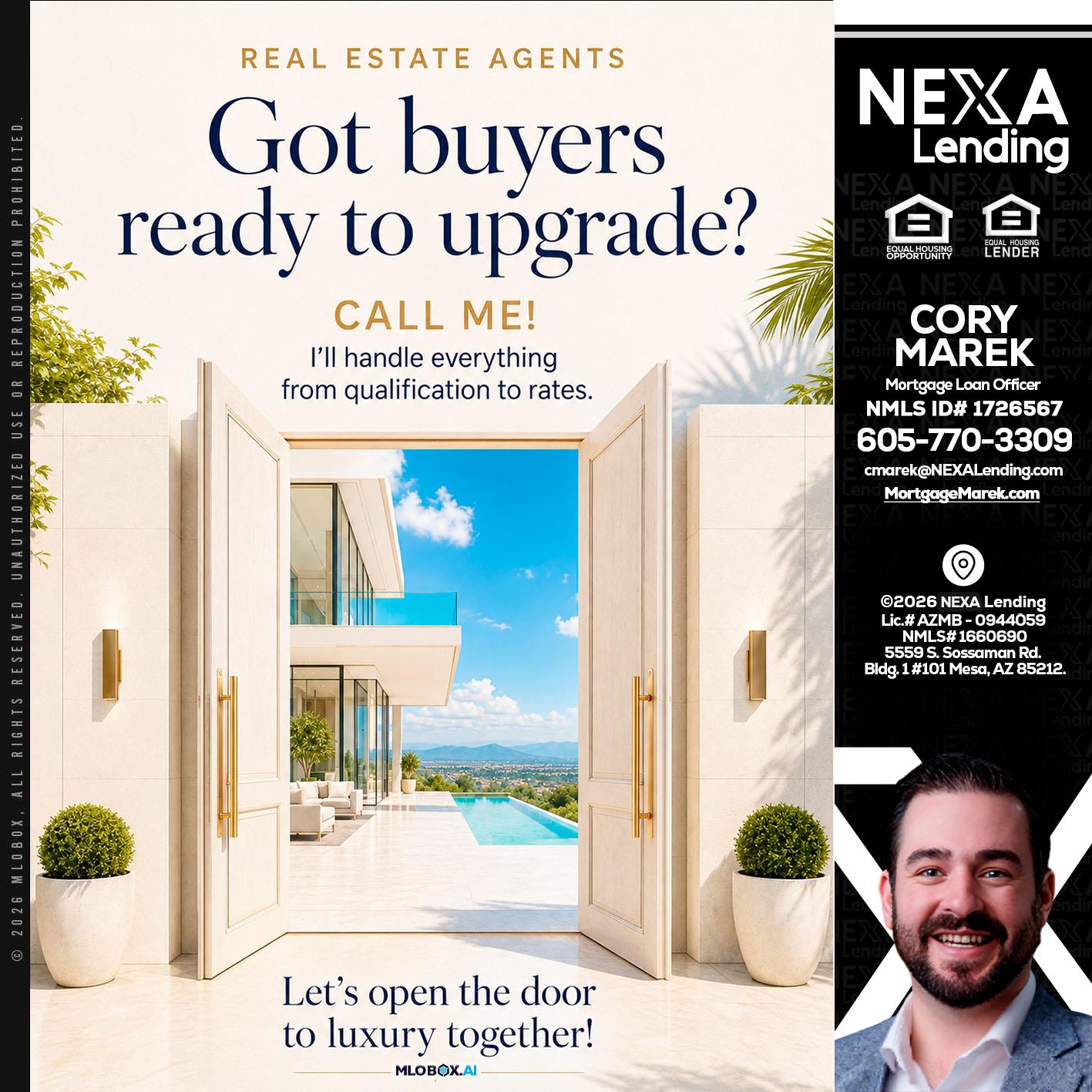 got buyers? - Cory Marek -Mortgage Loan Officer
